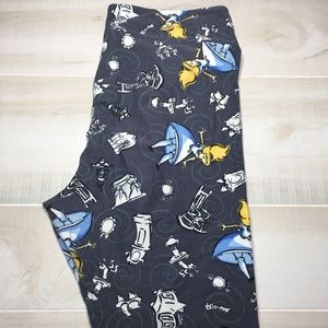 LuLaRoe TC2 Alice in Wonderland Leggings